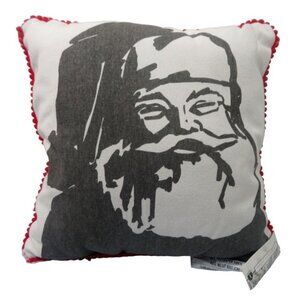 Christmas Santa Claus Decorative Stuffed Throw Pillow 14x14